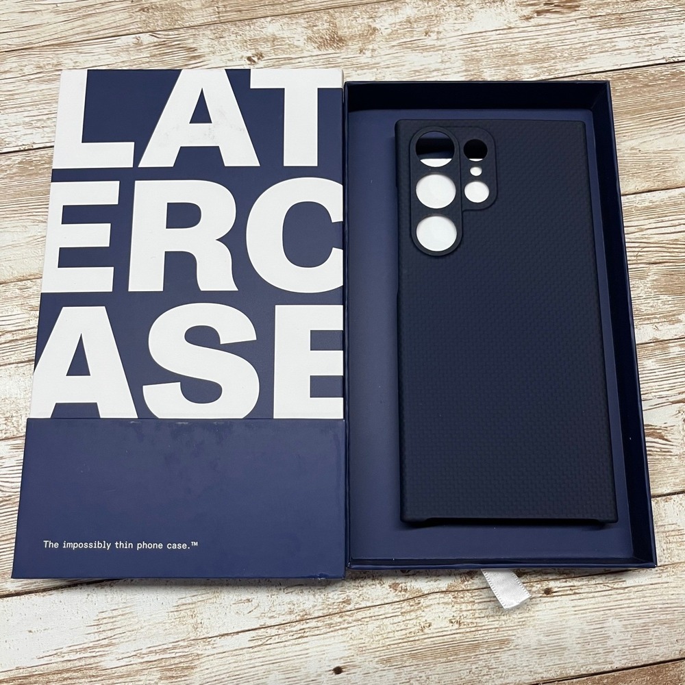Latercase Willy Blue Galaxy S24 Ultra Phone Case Impossibly Thin New Open Box